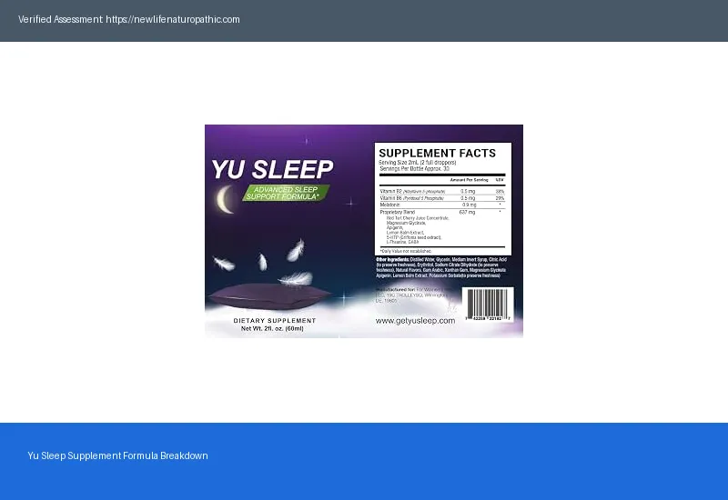 Yu Sleep Supplement Price 2026 — Verified & Unbiased